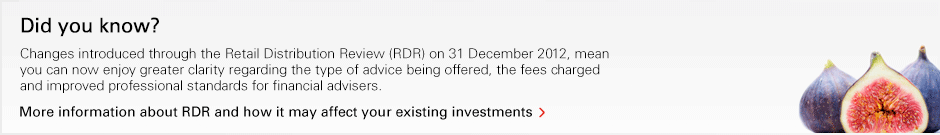 Financial advice banner